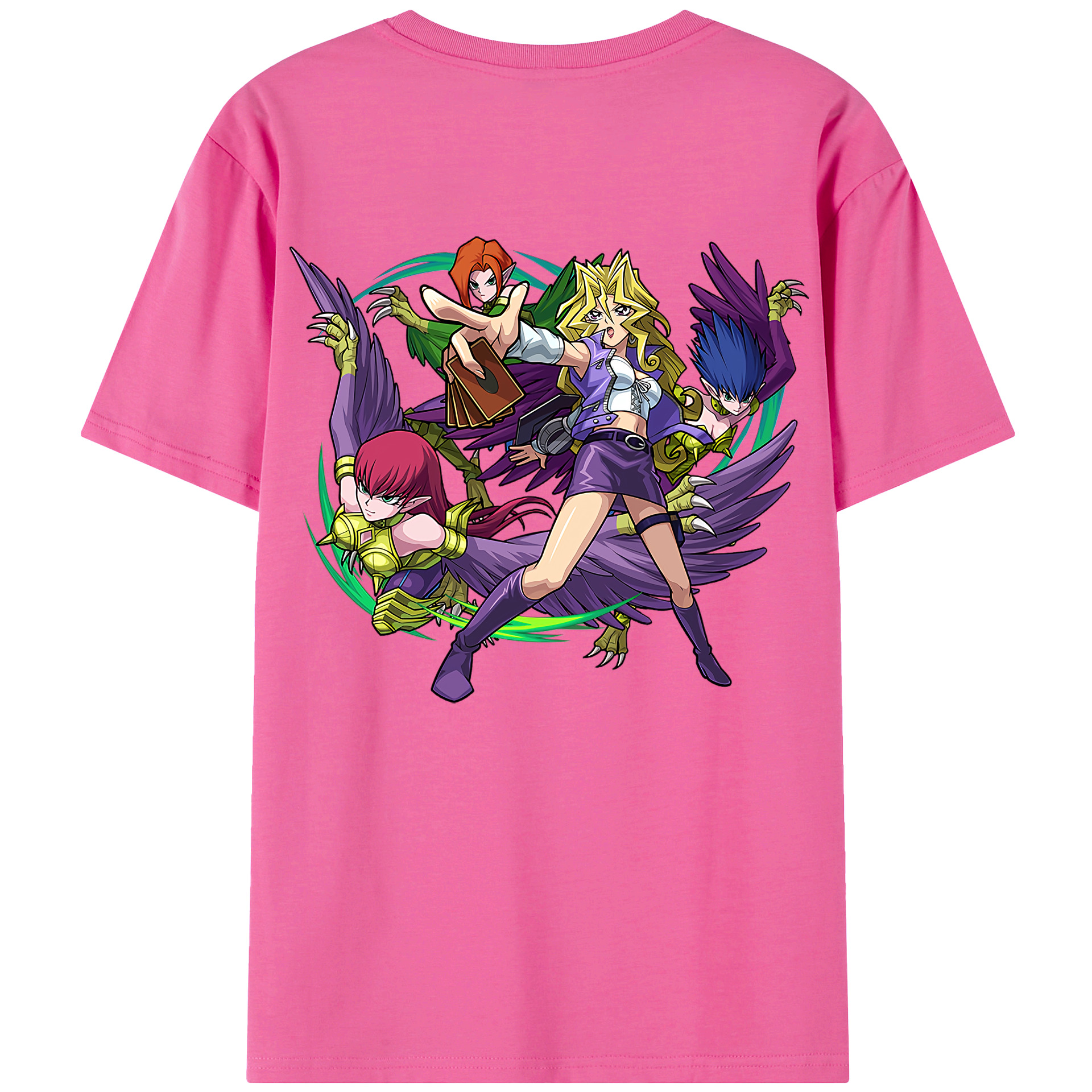 （画像用） 遊☆戯☆王 Yu-Gi-Oh! レディース半袖Tシャツ(バックプリント)